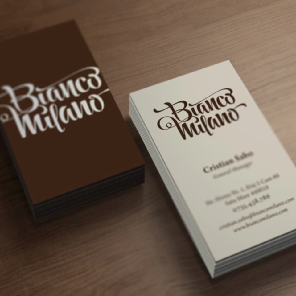 Bianco Milano logotype design