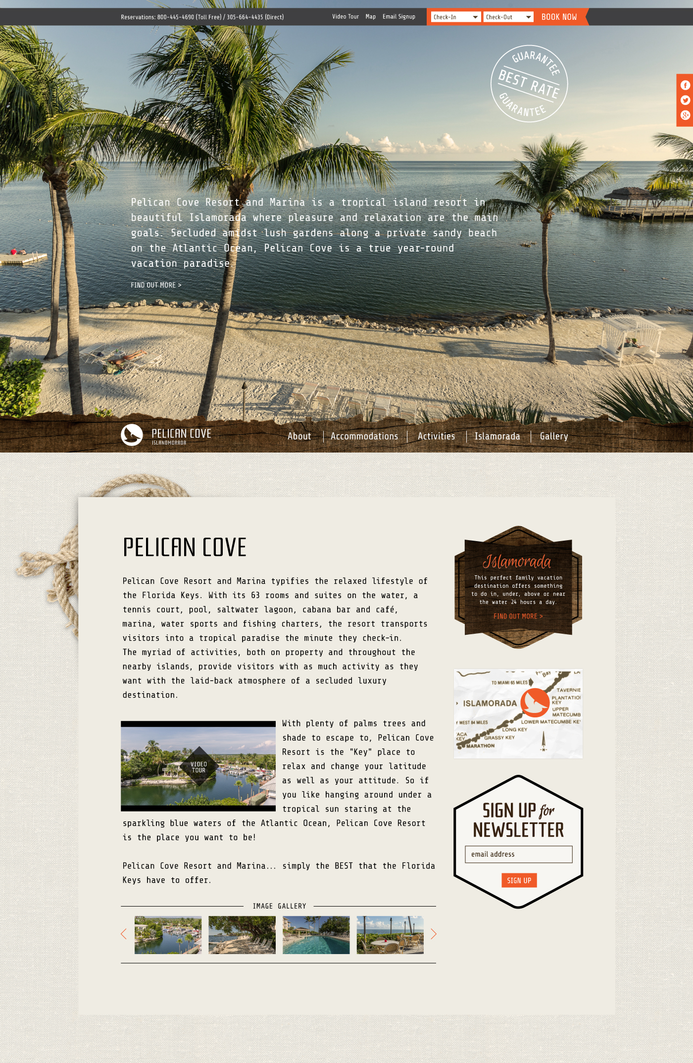 Pelican Cove Islamorada website