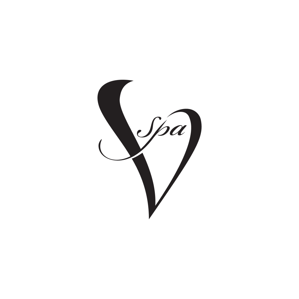 V Spa logo design