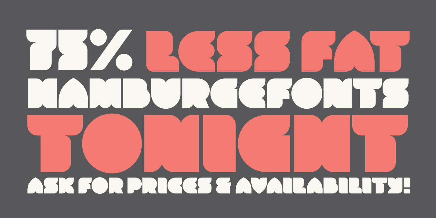 MM Zaftig font sample