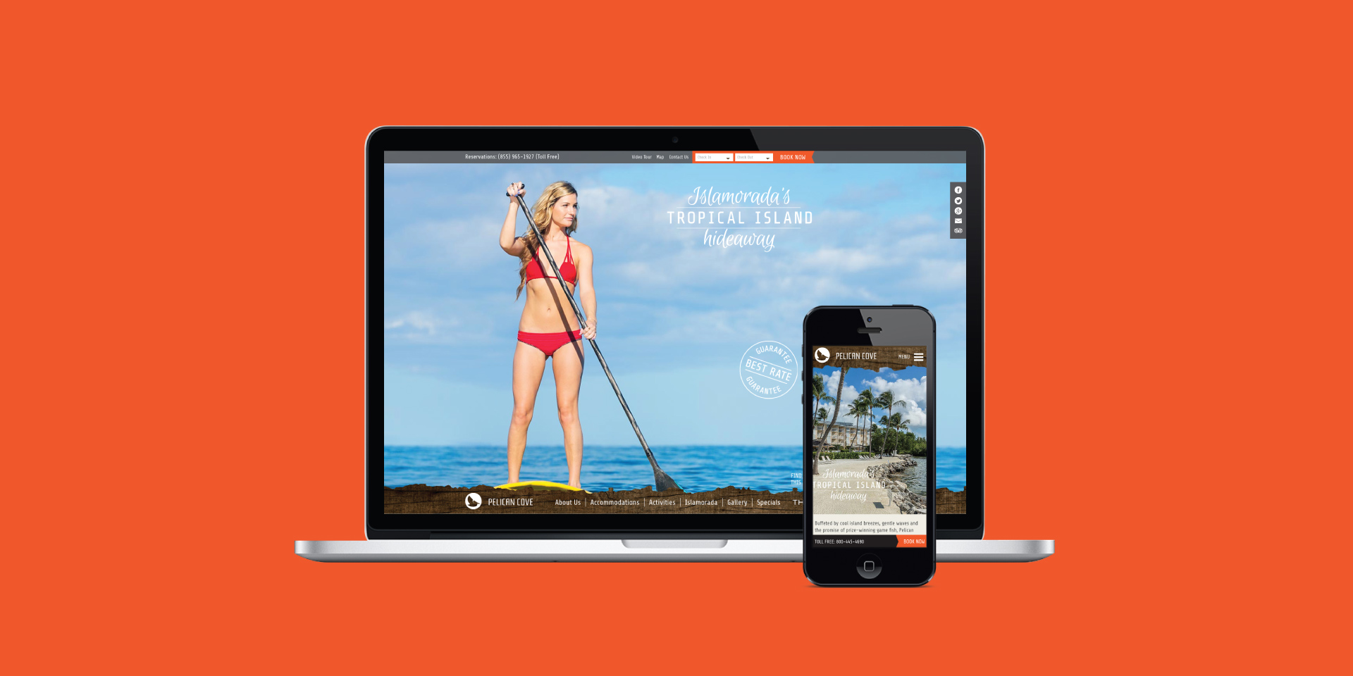 Pelican Cove Islamorada website design