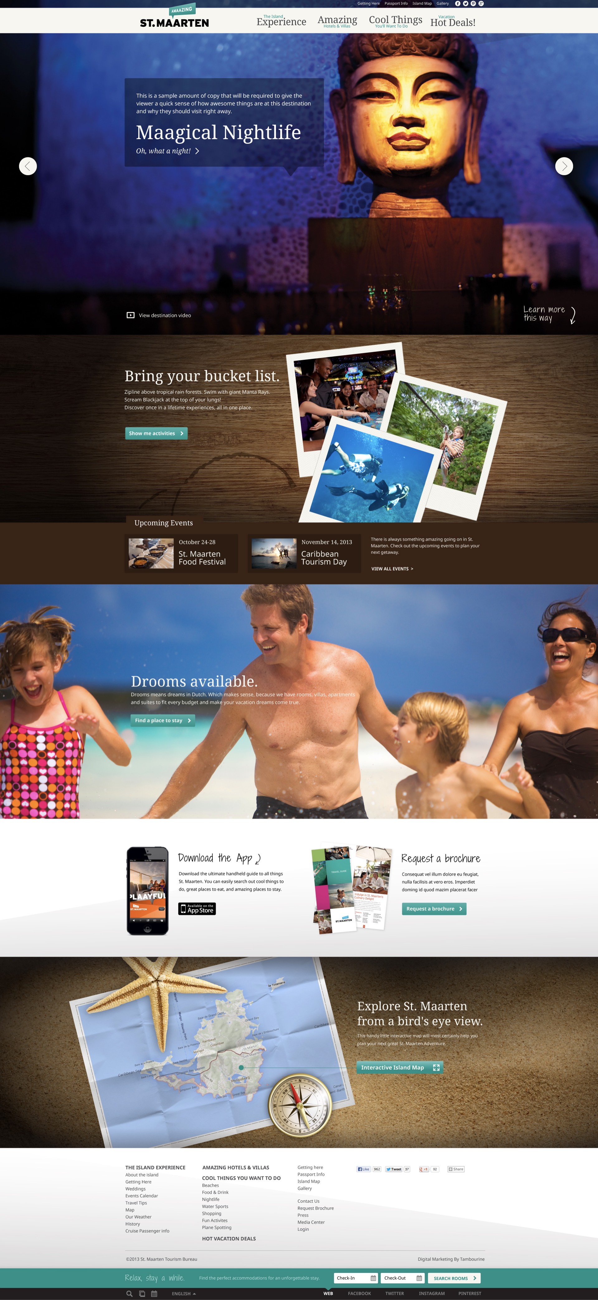 St. Maarten website design