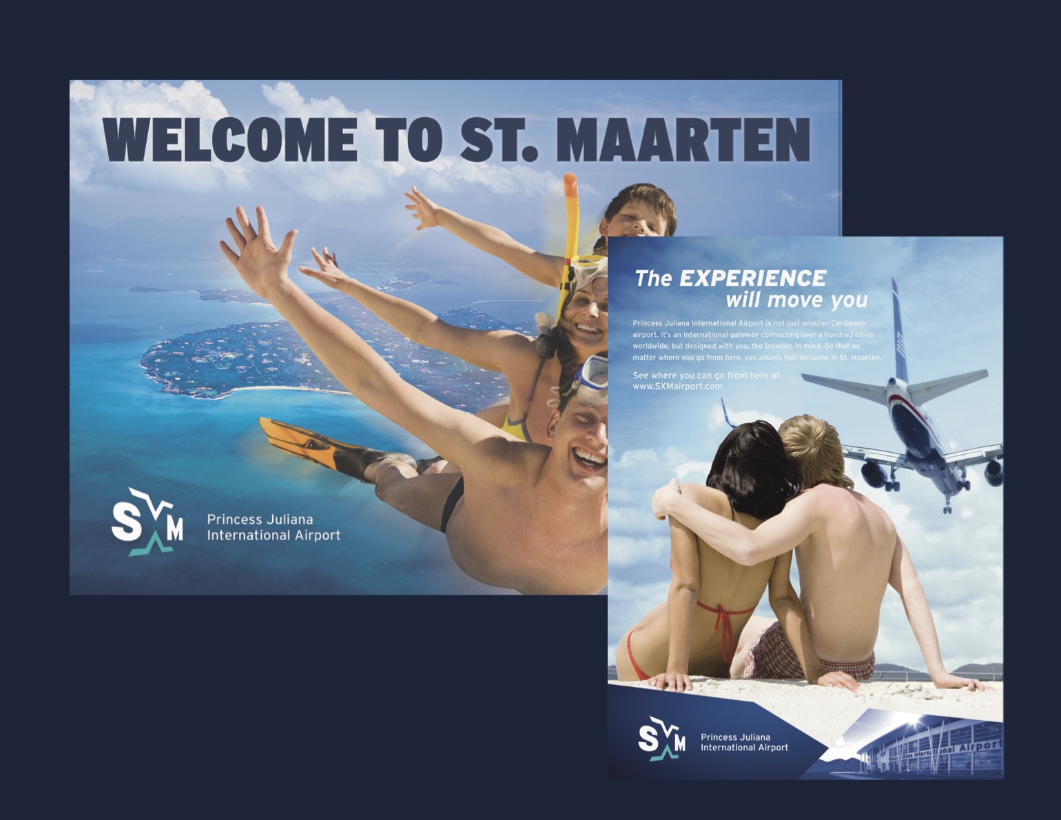 SXM Princess Juliana Airport ads